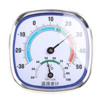 Thermometer and Hygrometer Analog Humidity Gauge Temperature Monitor Indoor Outdoor Wang Hang & Stand NO BATTERY NEEDED 1 white