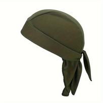 1 Breathable Pirate Hat 4 Colors To Choose From, Sports Headscarf, Breathable Cooling Headscarf, Adjustable Pirate Hat, with Drawstring žalia
