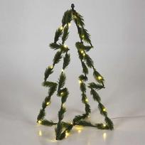 Dirbtinė eglutė, šviečianti, žalia, 30 LED, 40 cm