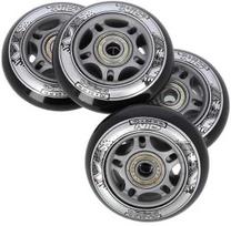 PU 70x24 82A Juodas N (4 vnt.) + ABEC-9 (8 vnt.) NILS EXTREME RINKINYS