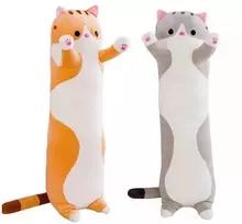 Pliušiniai žaislai-pagalvės Katinai, 2 vnt., 50 cm