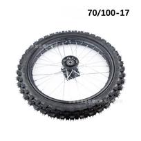 90/100-14 70/100-17 ratlankio stebulės padangos Purvo duobių motociklams Visureigiams 14/17 colių Galinis/Priekinis ratas 70 100-17 gray