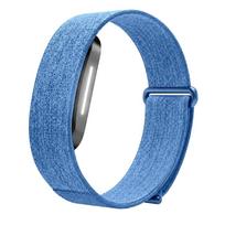 Soft Replacement Strap Braided Nylon Fitness Tracker Wristband for Hume Band 2.0 for Men Women mėlyna