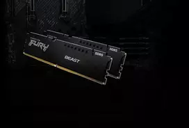 RAM Kingston Technology FURY Beast 64GB 5600MT/s DDR5 CL40 DIMM juodas