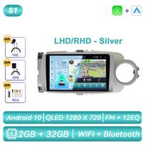 Skirta Toyota Yaris 2012 - 2017 Android automobilio radijas Multimedia vaizdo grotuvas Navigacija GPS Carplay Jutiklinis ekranas Automobilio stereo sistema Pažangios sistemos S 4CORE 2G 32G
