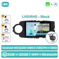 Skirta Toyota Yaris 2012 - 2017 Android automobilio radijas Multimedia vaizdo grotuvas Navigacija GPS Carplay Jutiklinis ekranas Automobilio stereo sistema Pažangios sistemos B 4CORE 2G 32G CAM