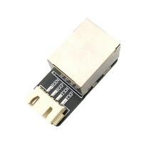 RJ45 Adapter Board with Female Port, Small Ethernet Cable Board for Wiring Changes in Narrow Areas Daily Use