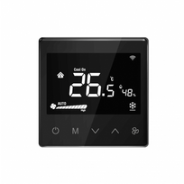 Termostatas Fibaro Nice FAN4-Control ventiliatoriniams konvektoriams, juodas