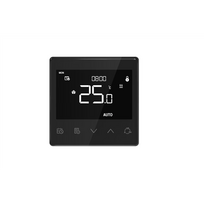 Vandens šildymo termostatas Fibaro Nice Warm-Control, išmanusis, juodas