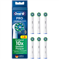 Dantų šepetėlio galvutės Oral-B Pro Cross Action, 6 vnt., keičiamos