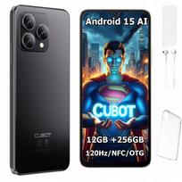 Išmanusis telefonas CUBOT A40, 6,88 col., 12/256GB, „Dual SIM“, NFC, „Android 15“ + dėklas + apsauginė plėvelė