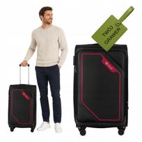 Solier Softflex STL2240 vidutinis minkštas kelioninis lagaminas su ratukais, 23 colių, įvairių spalvų