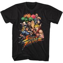 Street Fighter - Mens Stftr T-Shirt L juoda