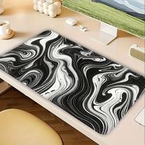 overlock Mouse Pad Desk accessories office Pad Game Console Pad Keyboard Mouse Pad Computer Laptop Pad Art Splash-ink Painting 220x180x2mm white