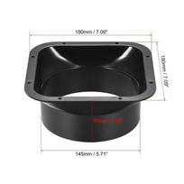 100/150mm ABS Duct Fan Connector Wall Range Hood Flange Adapter Duct Fan Connector Air Ventilation Hose Connector Vent Hardware