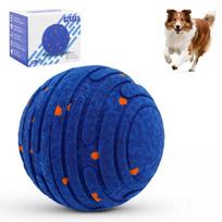 Smart Interactive Dog Toy, Indestructible E-TPU Toy Ball for Aggressive Chewers, Automatic Moving, Rechargeable Ball for Small/M mėlyna