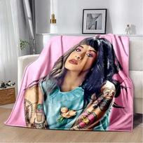 Melanie Martinez Blanket, K-12,CRY BABY,PORTALS,Lightweight Warm Insulation Sofa Bed Office Car Knee Pads Blankets,Decke Size: 75*100cm, Weight: 230 GSM gray