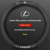 Automobilio anglies pluošto odos vairo apdangalas Lexus F Sport ES200 ES300 RX300 LS500h GS300 IS300 CT200h NX300 UX300 LX570 GX SQ0 black