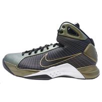 Nike Hyperdunk Supreme Cushioning, Wear Resistant High top Basketball Shoes Men's Black Green 333373-701 45 žalia
