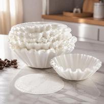 Extra Large Size Disposable Coffee Filters 12-Cup Commercial Coffee Filters  Home Brewing