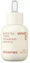 Innisfree Juodoji arbatos jaunystės ampulė, 50 ml