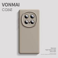 Honor Magic 7/6 Pro Liquid Silicone Full-Coverage Lens Case, Drop-Proof Soft Shell for Honor X60 X60 gray