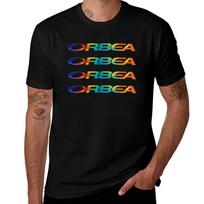 Orbea Bicycle TShirt Simple Solid Color Crew Neck Tee L black