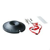 Soccer Training Rebounder WaterFillable Base Return Device Football black