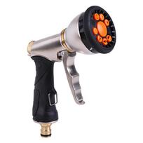 New High-Pressure Water Spray Gun Car Washer Hose Spray Bottle Garden Watering Sprinkler Sprinkler Cleaning Water Gun 01 gray