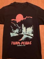 Twin Peaks TV Series T-shirt Black Reprint Cotton Tee L beige