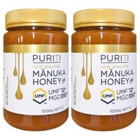 Manuka Honey 1kg UMF 12 New Zealand Manuka Honey Officially Certified Manuka Honey MGO 350 Premium Family Health Gift Natural Honey | 1kg