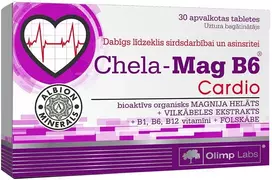 OLIMP LABS Chela Mag B6 Cardio tabletės N30