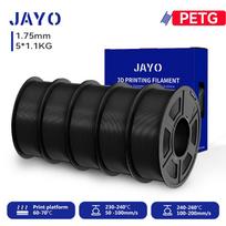 JAYO 5/10 Rolls 3D PETG/PLA/PLA+/PLA Matte Printer  Filament 1.75mm No Bubble 3D Printing Materials for 3D Printer&3D Pen