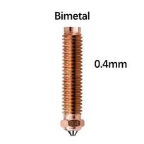 Hardened Steel Copper Alloy Nozzle for ELEGOO OrangeStorm Giga Hotend 300℃ Printing 3D Printer Accessories Super Wear-Resistance 5 pcs