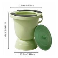 Portable Urinal with Handle Odor Sealing Bucket Easy to Clean