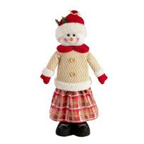 Extendable Legs Christmas Snowman Ornament Space-Saving Retractable Standing Doll  Home Decor Style B