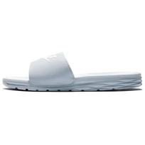 Nike Benassi Solarsoft 2 Golf Slide Men Sandals Grey Wolf-Grey White 910311-002 41 gray