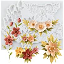 Flower Silicone Mold Leaf Fondant Molds Cake Decorating Tools Cupcake Topper Candy Sugar Craft Gum Paste Polymer Clay pilka spalva