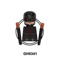 Aklos dėžutės mini statybiniai kaladėlės G0141 Figūrėlės Didelis Goblinas Žmogus-voras Geležinis žmogus Venomas Kapitonas Hawk Deadpool Šarvai Kalėdinė dovana Žaislas black