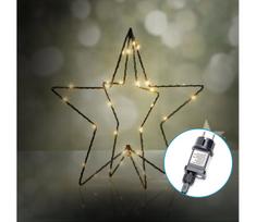 Aigostar-LED Lauko kalėdinė dekoracija LED/3,6W/230V žvaigždė 30cm IP44 šiltai balta