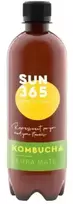 SUN365 Kombučos Yerba Mate gėrimas, PET, 0,5 l (DEP)