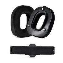 1pair Elastic Ear Pads Covers for Astro A40TR Headphone Noise Cancelling Earmuff Headband Cushions Qualified Ear Pads black