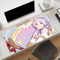 Anime Frieren prie kapo pelės kilimėlis Neslystantis guminis Žaidėjo Balansas Kompiuterio kilimėlis Dekoras Stalo kilimėlis Nešiojamojo kompiuterio Biuro Didelis SBD300x800x3mm