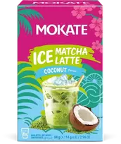 MOKATE šaltas MATCHA LATTE su kokosu greitai paruošiamas gėrimas 14gx6