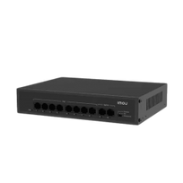 IMOU SF110P 10-Port PoE Switch, 8×PoE, 2×Uplink, 65W, 250m