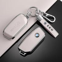 Naujas TPU automobilio rakto dėklas Dangtelis Korpusas Fob BMW X1 U11 I7 G70 X7 Lci 320i F20 U06 M3 Gtr X3 X5 X7 F48 2023 2024 Apsauginis keyless pdzr82 gray