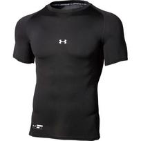 Under Armour UA Heat Gear Armor Compression Short Sleeve Crew Shirt Tee Men's 1358643-001 XL black