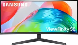 Monitorius Samsung S55GH kompiuterių monitorius 86,4 cm (34'') 3440 x 1440 px UltraWide Quad HD LCD juodas (LS34H550GAUXEN)