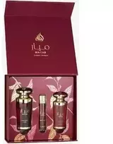 Lattafa Perfumes Mayar Cherry Intense Dárková sada EDP 100 ml, miniaturka EDP 12 ml a vlasová mlha 50 ml
