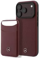 Dėklas Mercedes „Grilis Pattern“ ir kortelių piniginė iš odos su „MagSafe“, skirtas iPhone 18 Pro Max/17 Pro Max